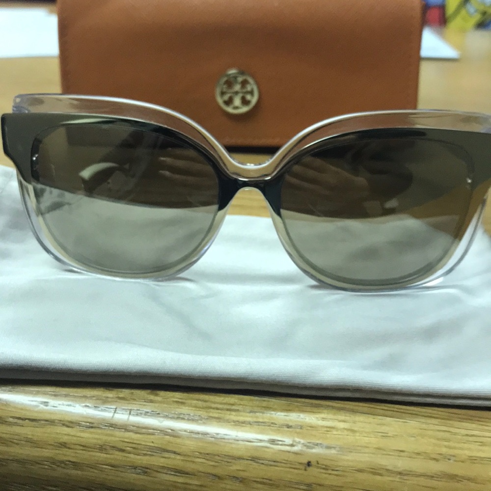 Tory Burch Gold Sunglasses